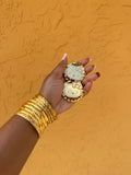 RICH GIRL KITTY HOOPS