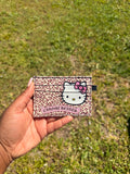PINK CHROME CHEETAH WALLET