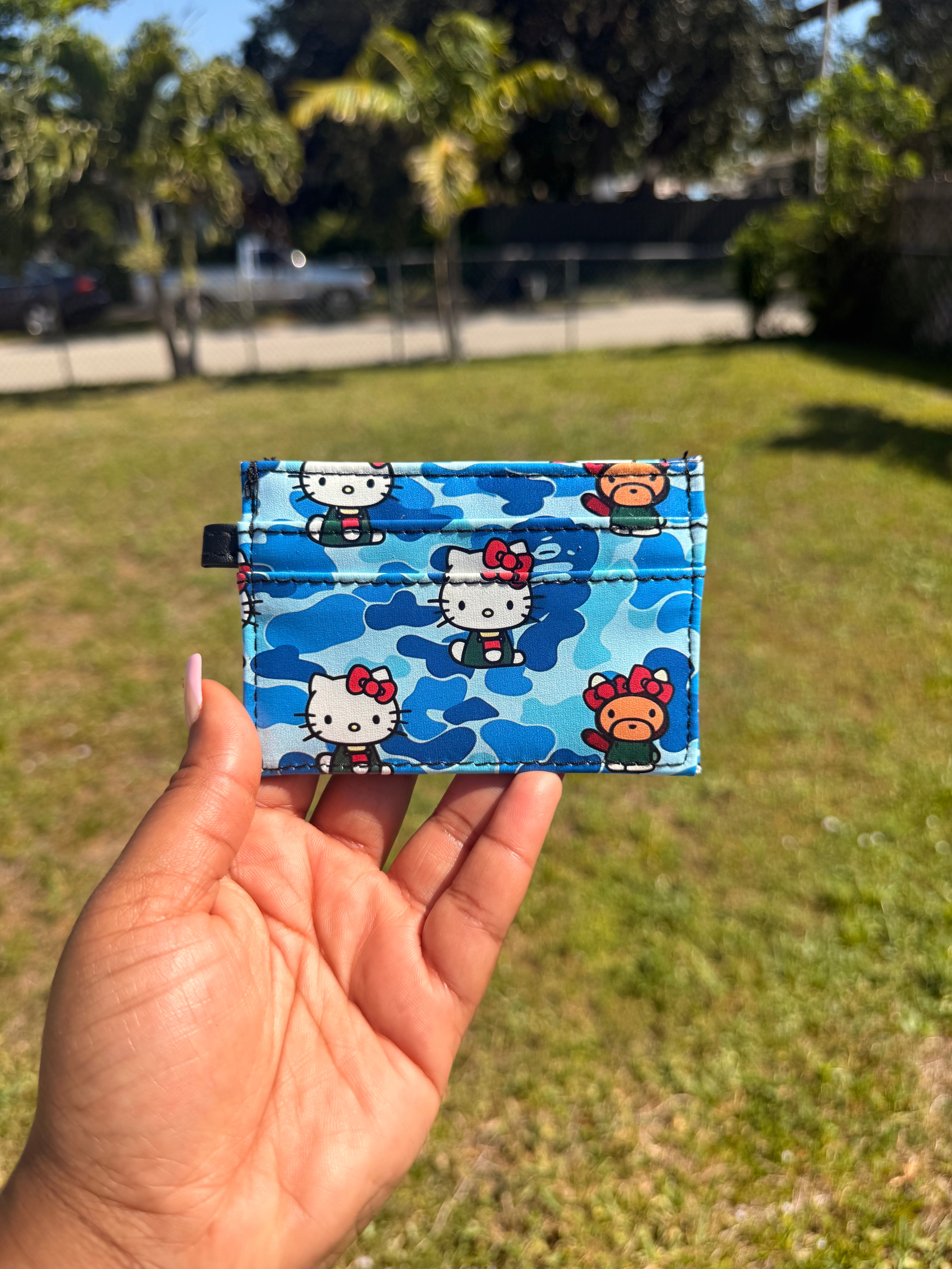 BAPE HK WALLET/ BLUE