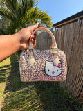 PINK CHROME CHEETAH PURSE