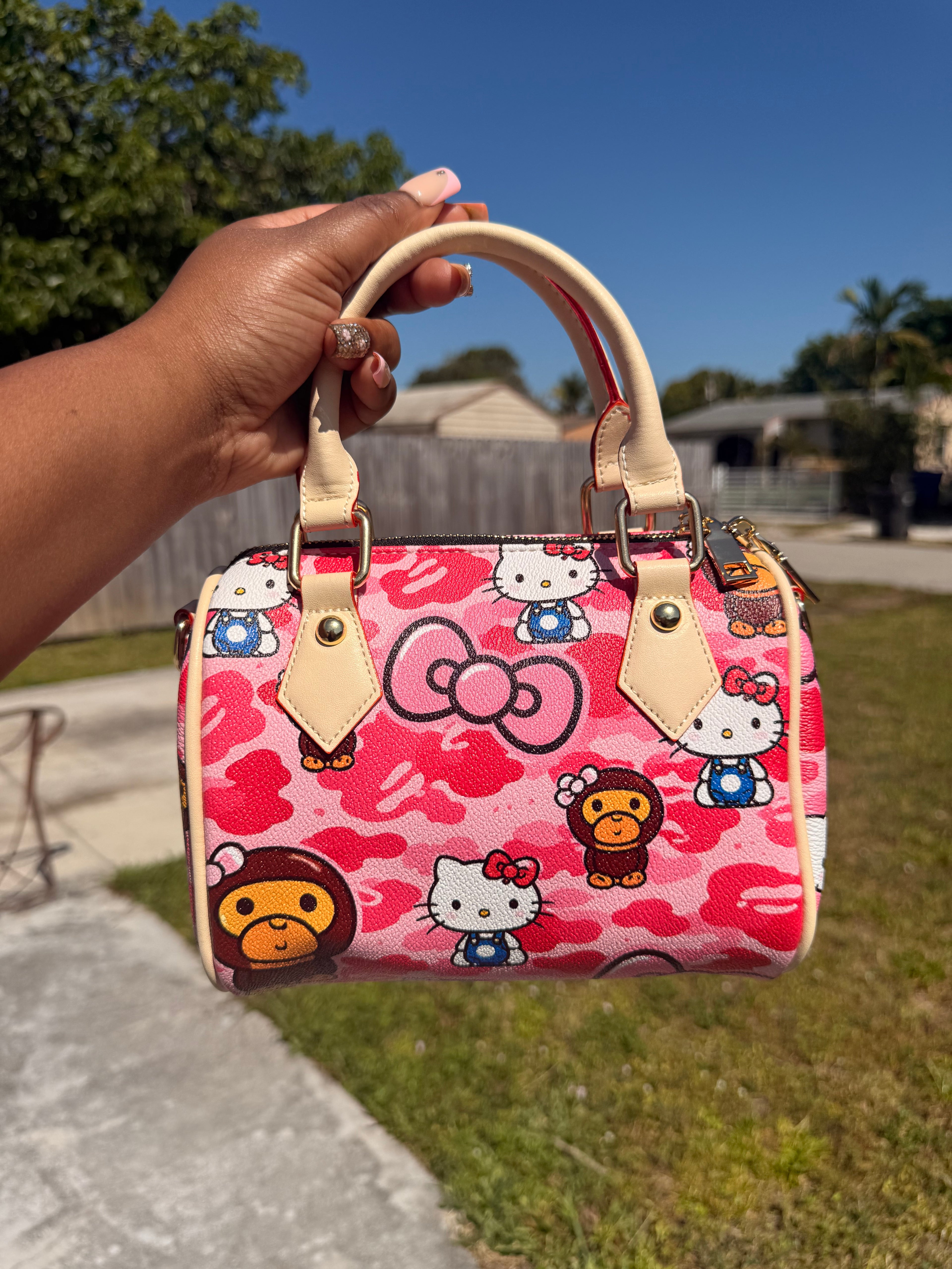 BAPE HK PURSE/Pink